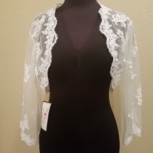 Lace Tulle Bolero Jacket